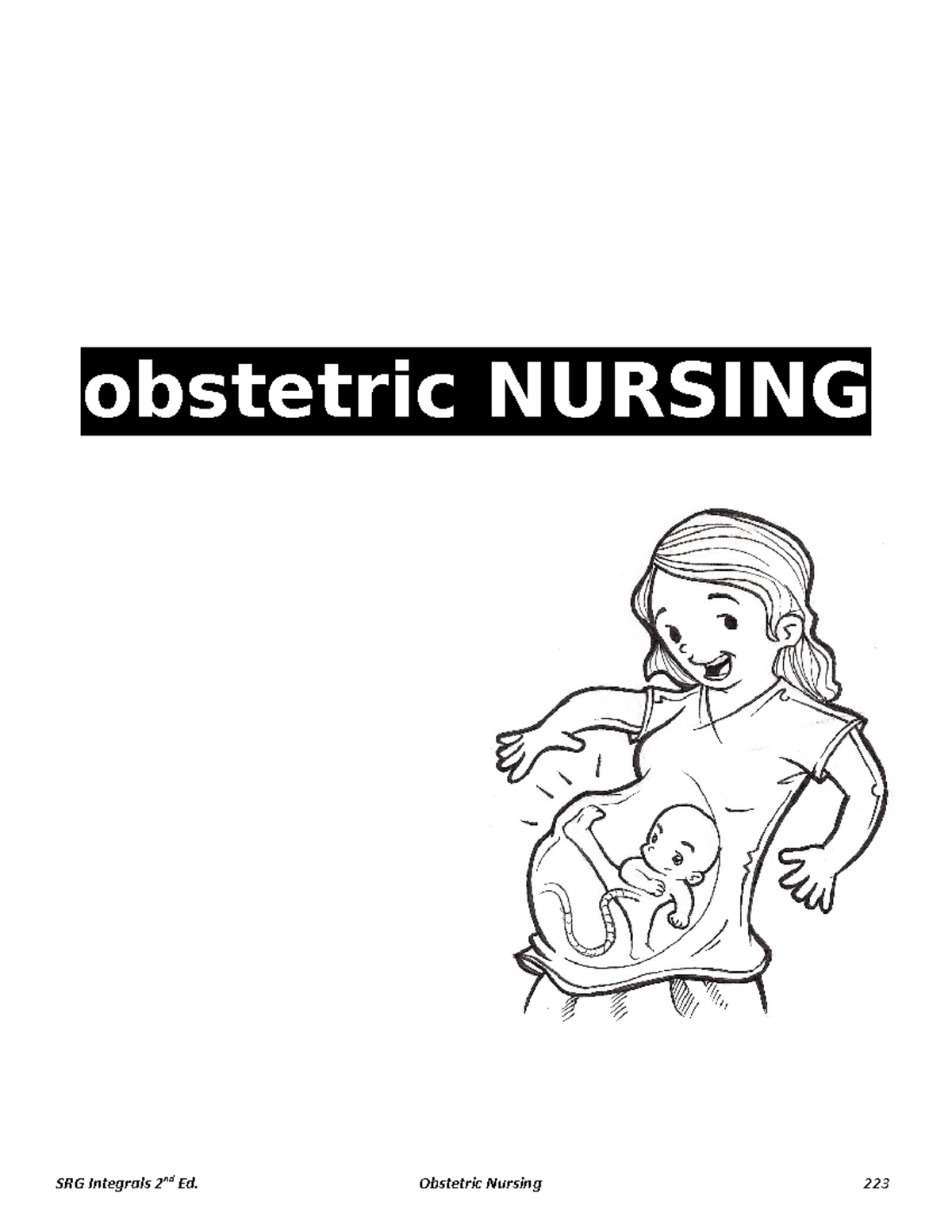 3 notes obstetric NURSING OBSTETRIC NURSING I. FAMILY A group of