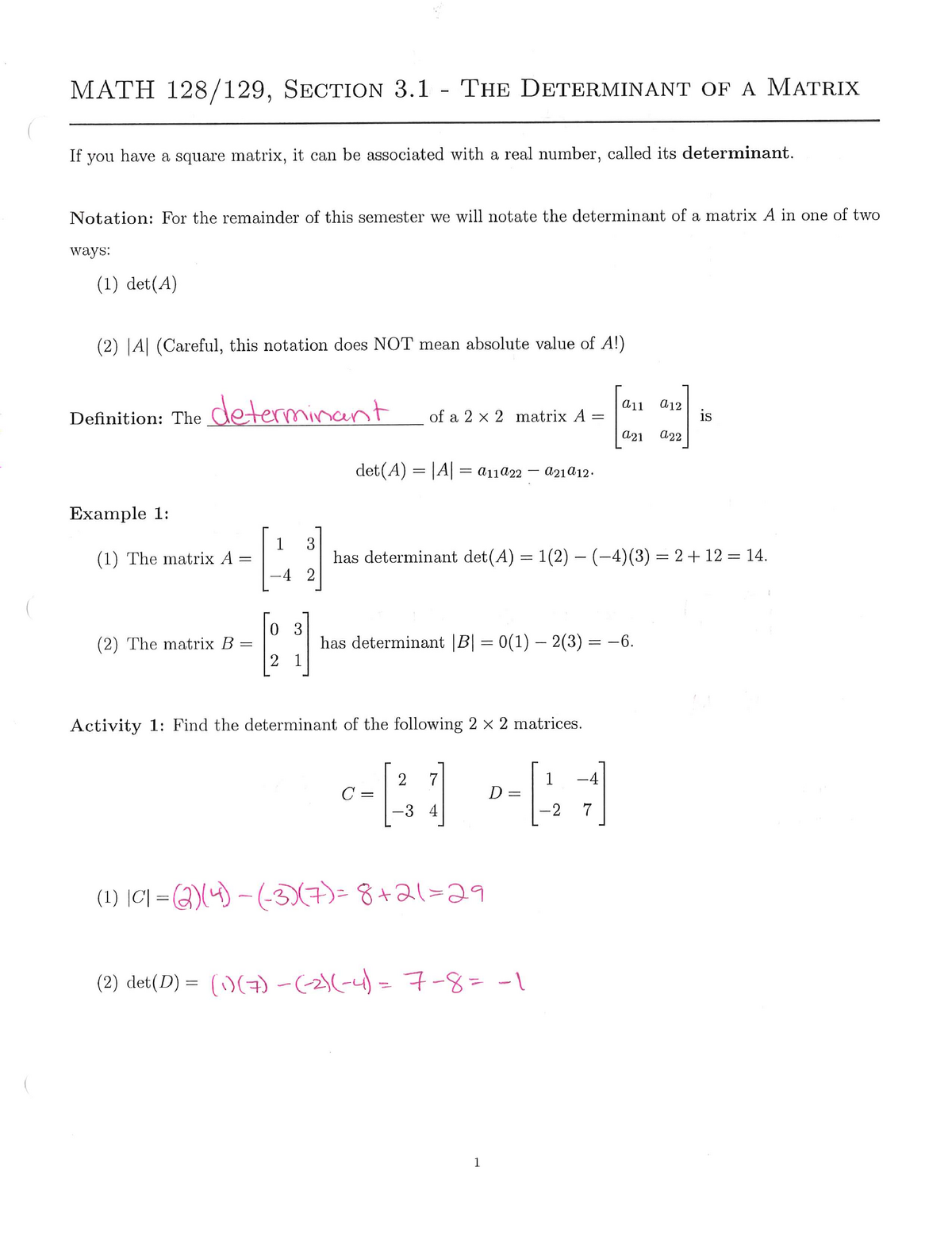 3-1-the-determinant-of-a-matrix-math-128-129-section-3-the