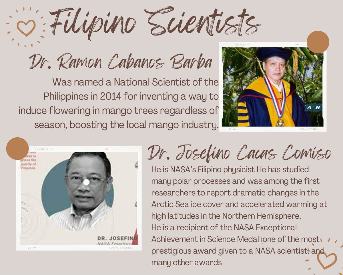 Filipino scientist Dr. Ramon Cabanos Barba Was named a National