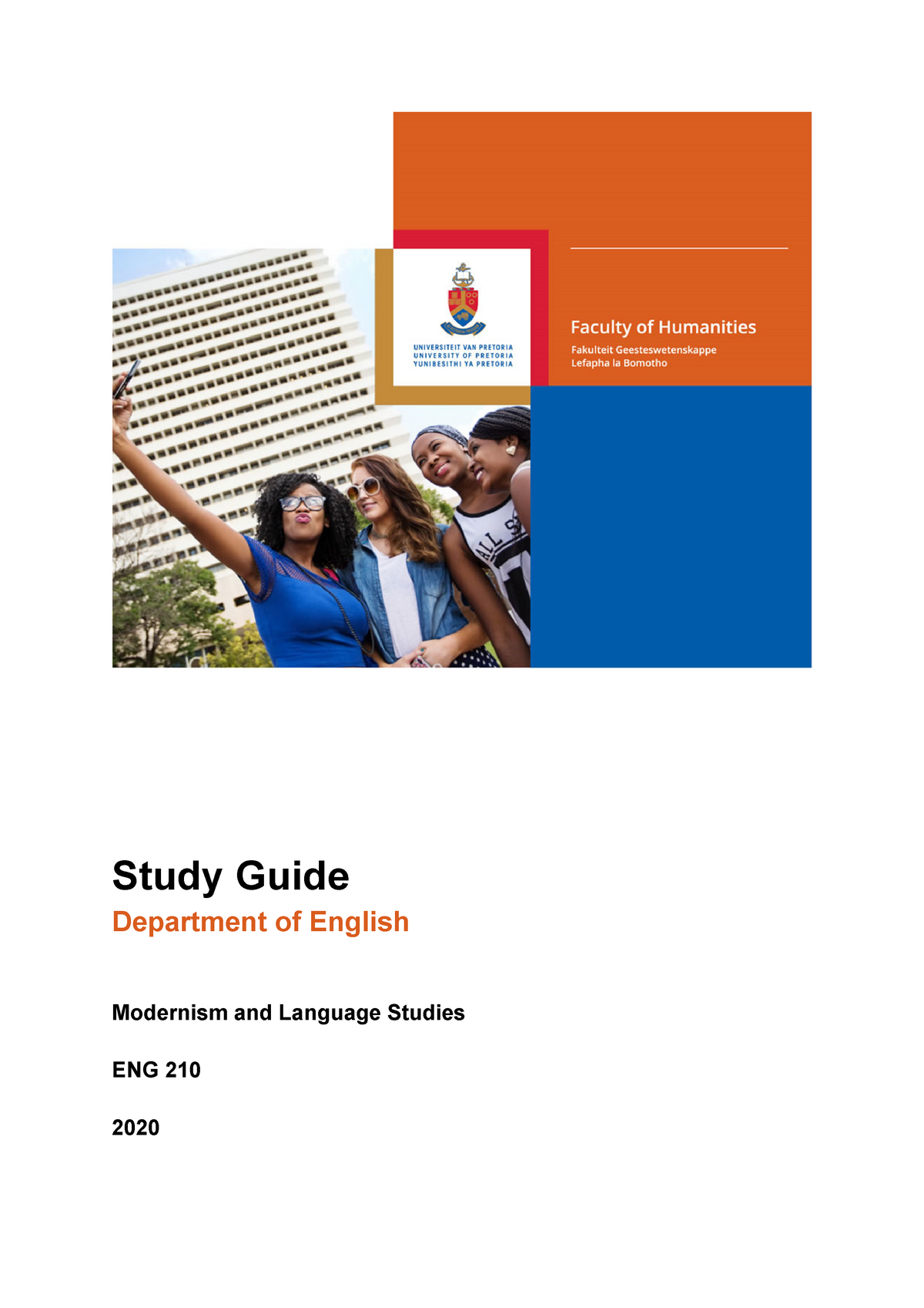 ENG 210 Study Guide [2020] - Study Guide Department Of English ...