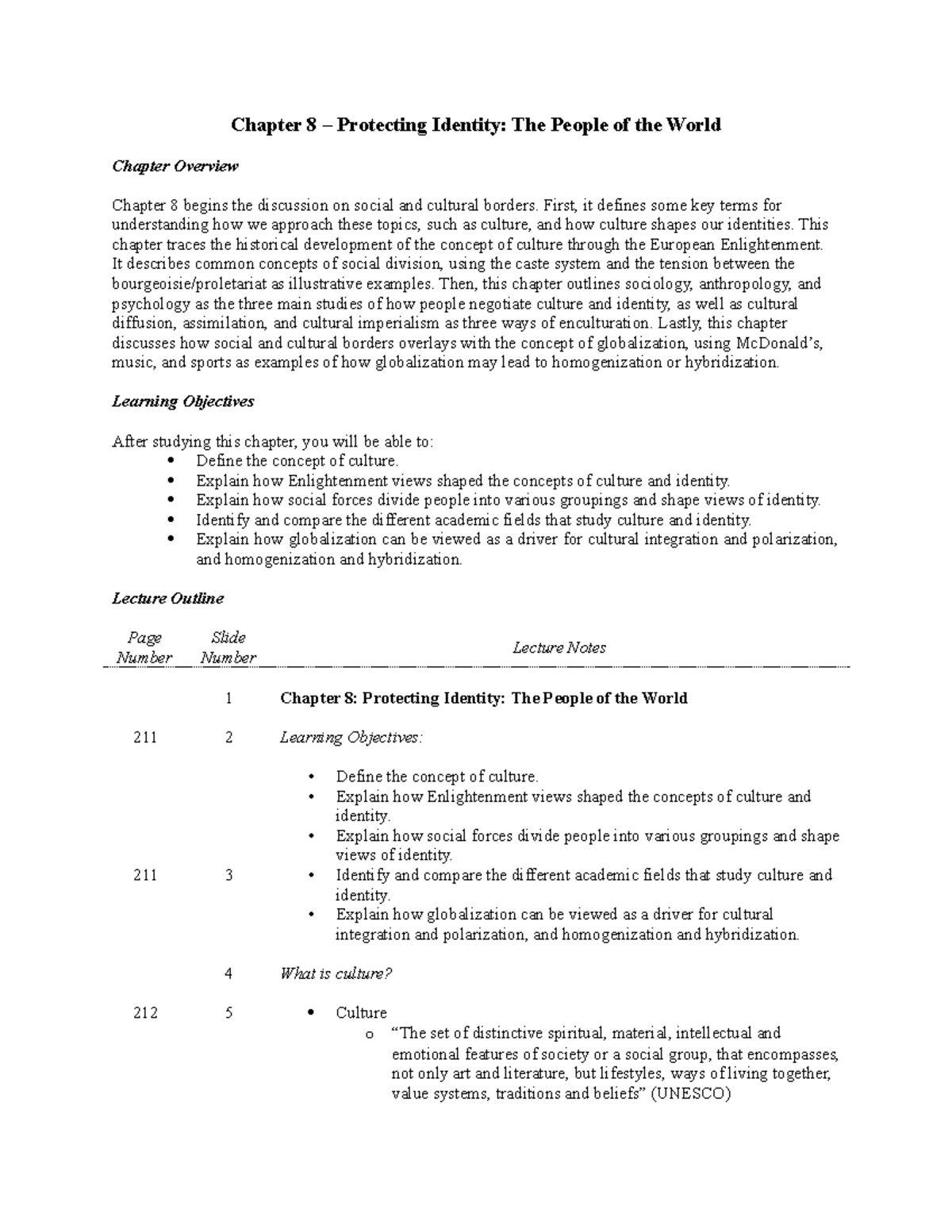 Chapter 8 Study Guide - Lecture notes 8 - Chapter 8 Protecting Identity ...