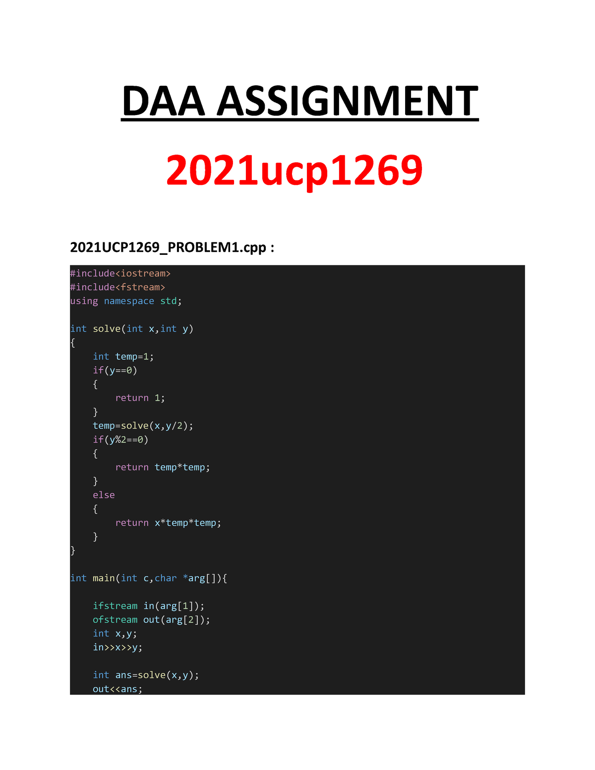 what is assignment problem in daa