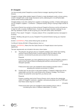 ACCA SBL S20 Notes - June 2021 - OpenTuition Lecture Notes can be ...