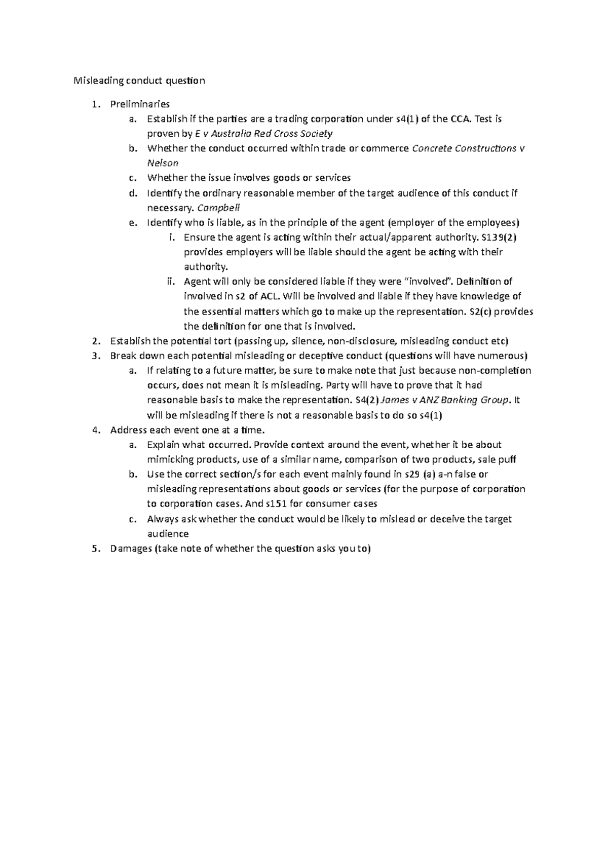 Exam cheat sheet - Brief overview of potential exam questions ...