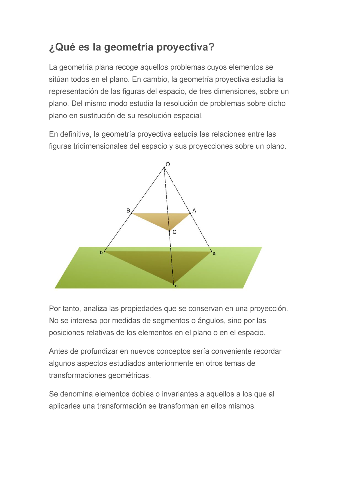 Que Es La Geometria Proyectiva - ¿Qué Es La Geometría Proyectiva? La ...