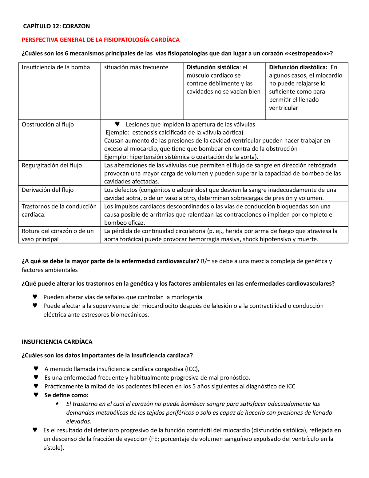 CAP 12 el corazon - RESUMEN - CAPÍTULO 12: CORAZON PERSPECTIVA GENERAL ...