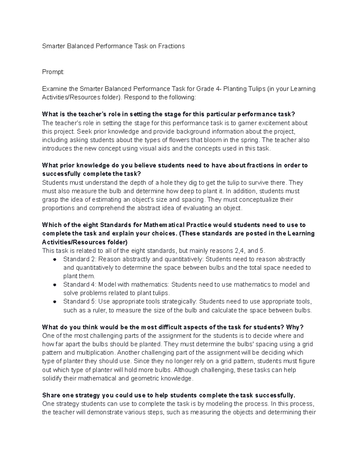 EDMU 524 DBoard #5 - Discussion Board - Smarter Balanced Performance ...