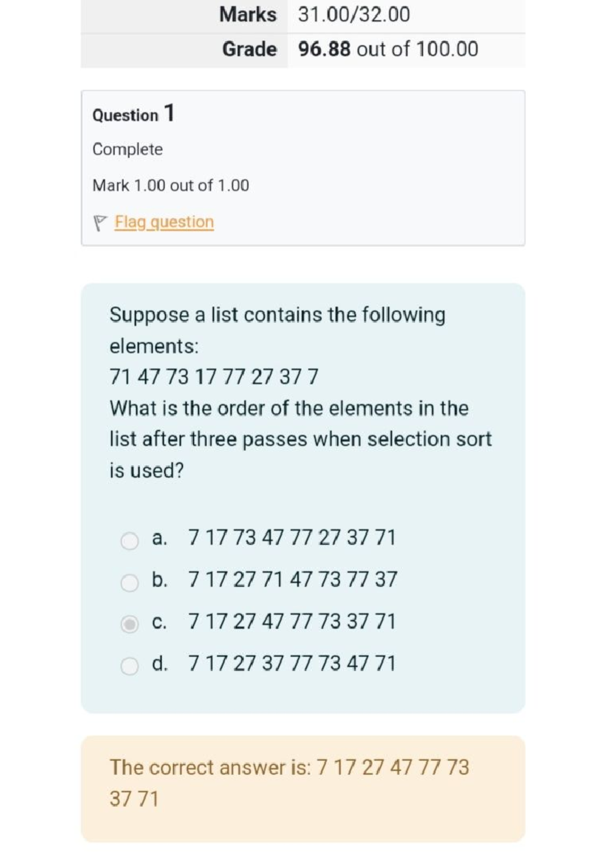 COS1521 Assessment 3 review - Marks Grade 96 out of 100 Question 1 ...
