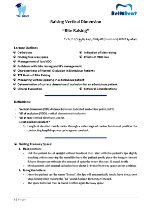 08-Overdenture - removable partial denture RPD - Overdenture ) للفرقة ...