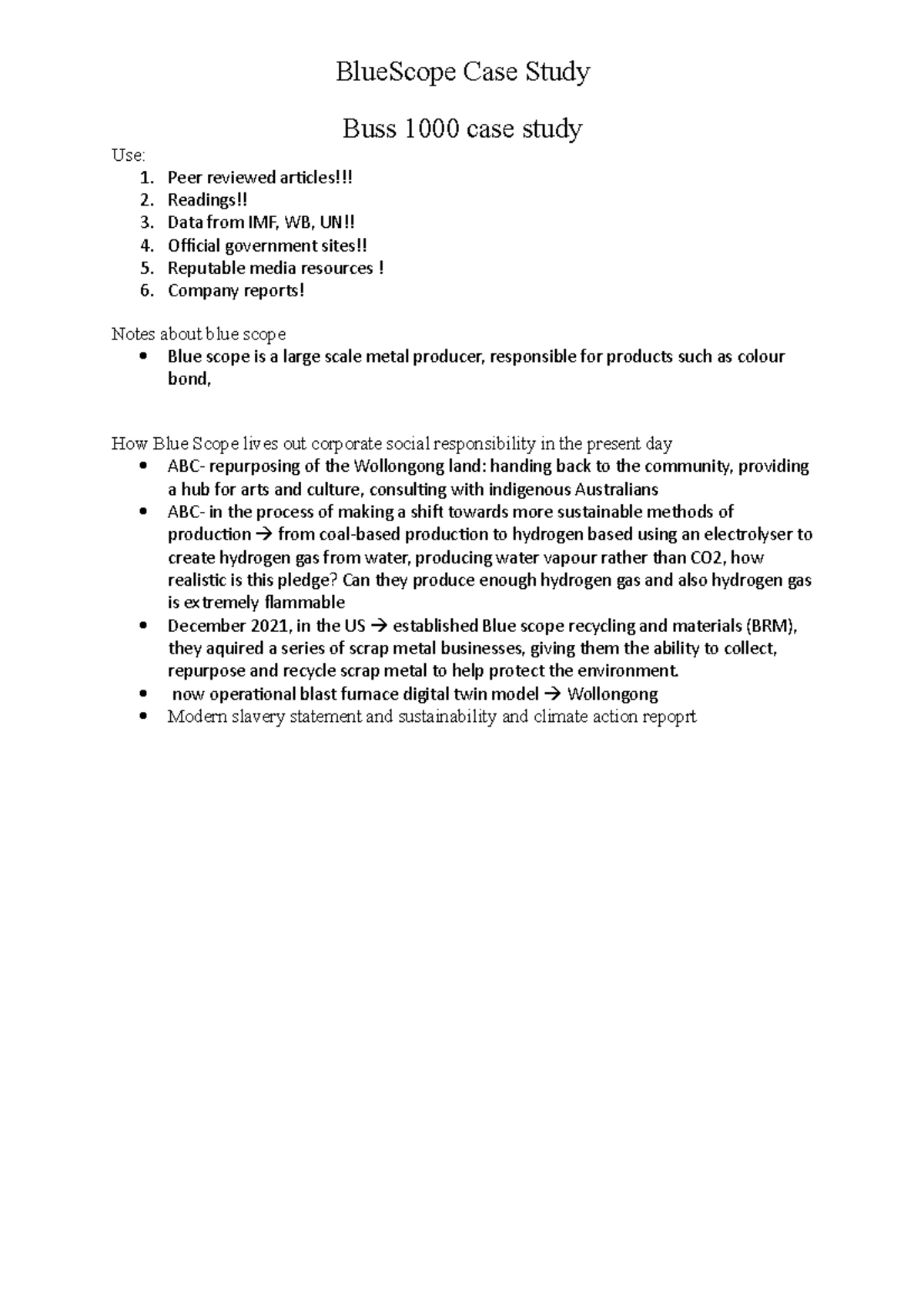 Buss 1000 case study this is my buss1000 assaignment Buss 1000 case