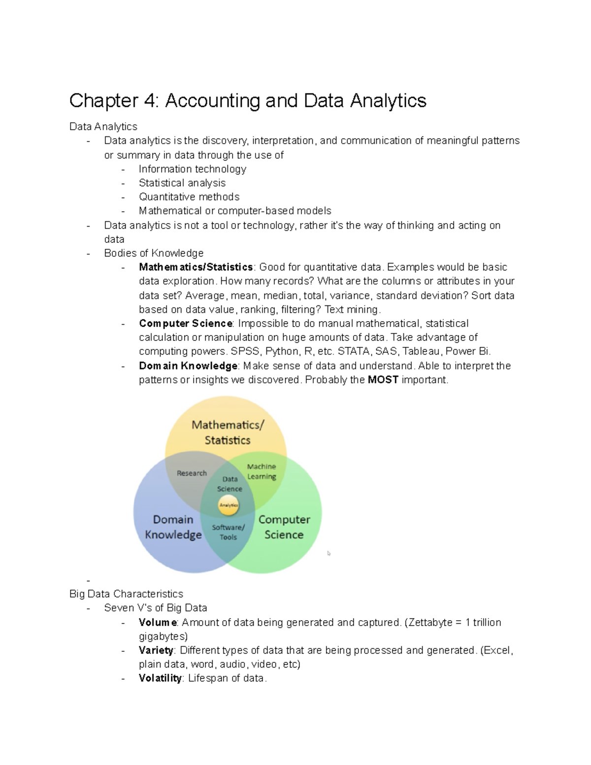 ACCT 307 Chapter 4 - Chapter 4: Accounting and Data Analytics Data ...