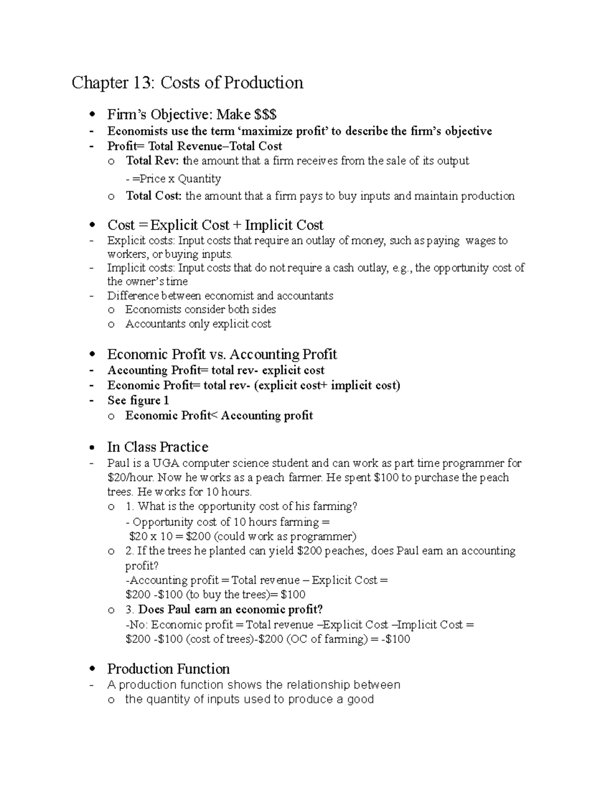 Chapter 13 Lecture 16 - Principles of Microeconomics; Fall 2013; Zhang ...