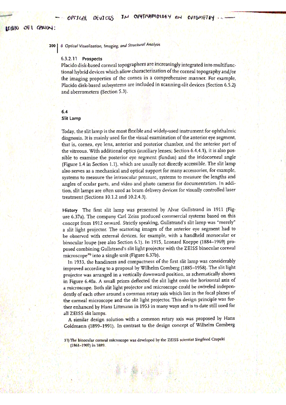 0 Optical devices in ophthalmology and optometry Introduccion a la