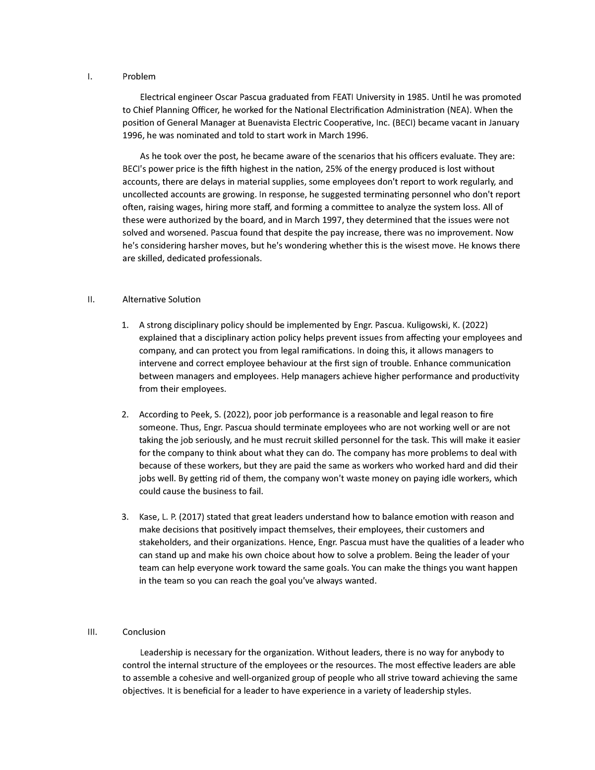 case study in electrical engineering