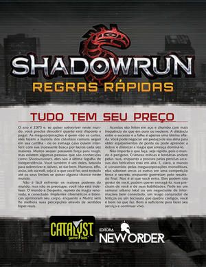 Escudo Do Mestre: Shadowrun Sexto Mundo -rpg - New Order