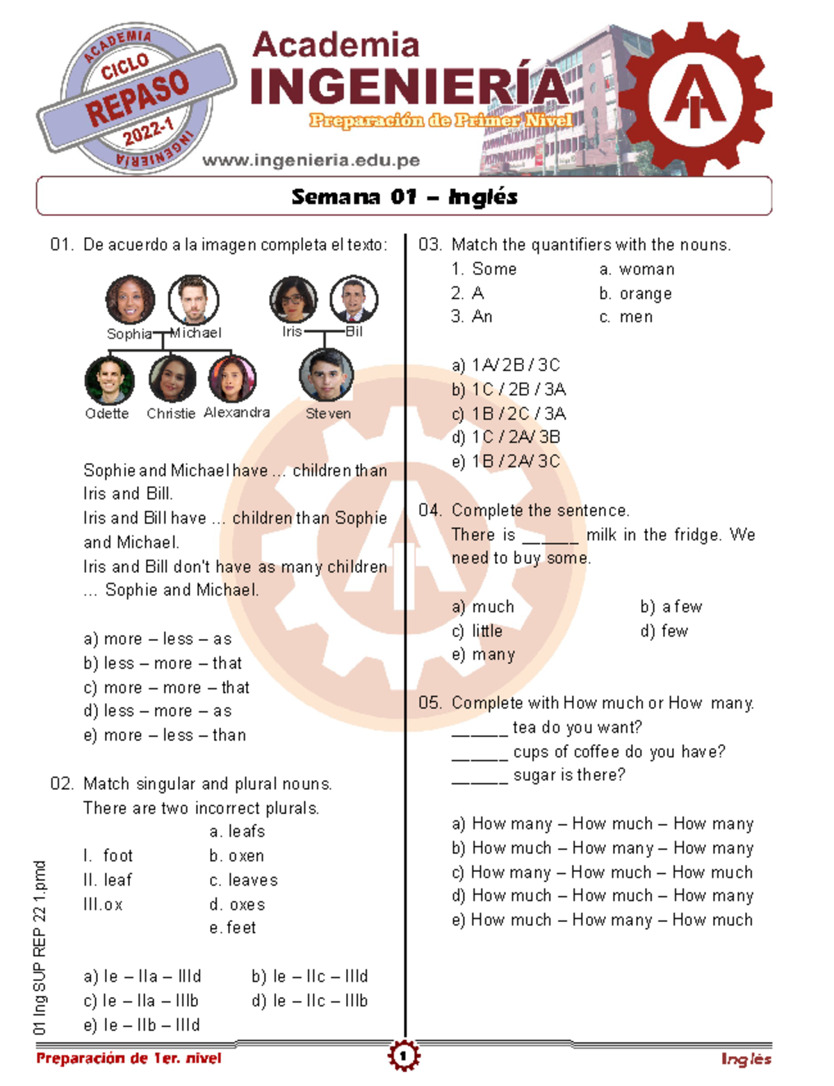 Ingles Ciclo Repaso Super Semana01 1 01 Ing SUP REP 22 1 De acuerdo
