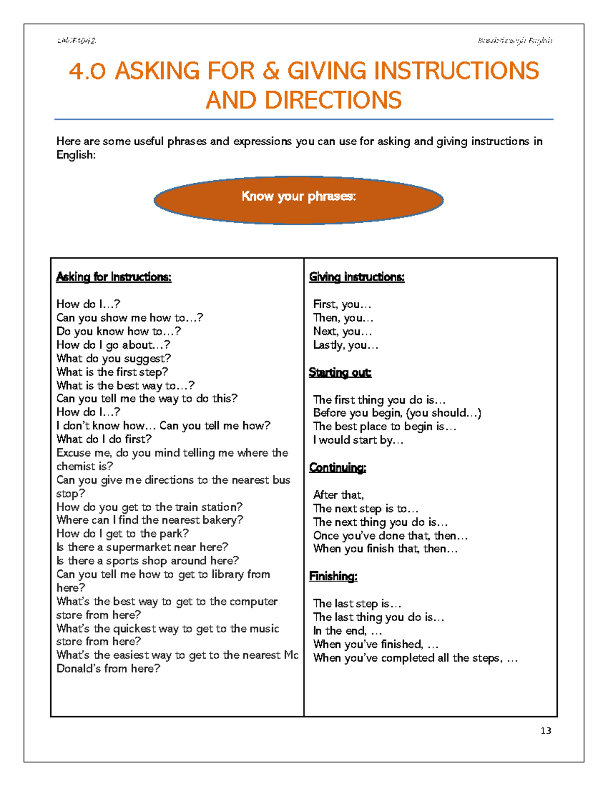 4-0-asking-for-and-giving-instructions-and-directions-know-your