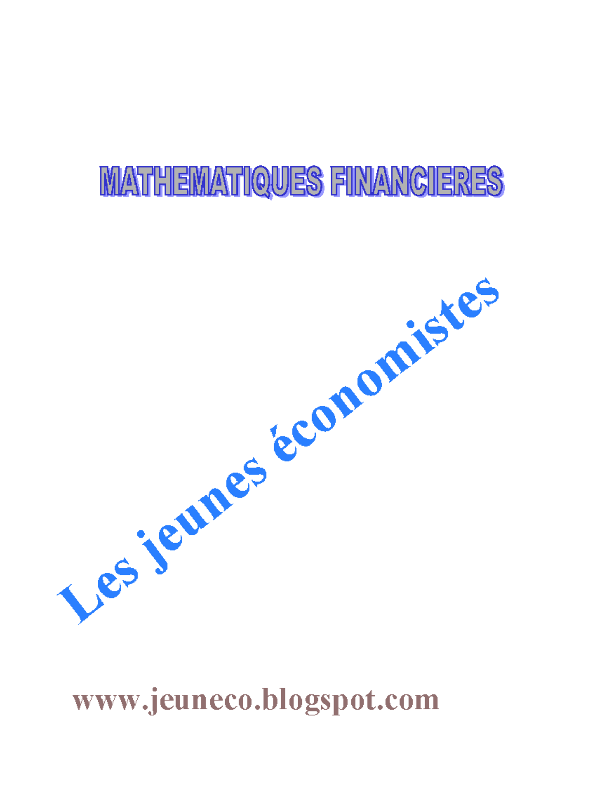 Les Jeunes économistes Les Jeunes économistes Jeuneco Blogspot