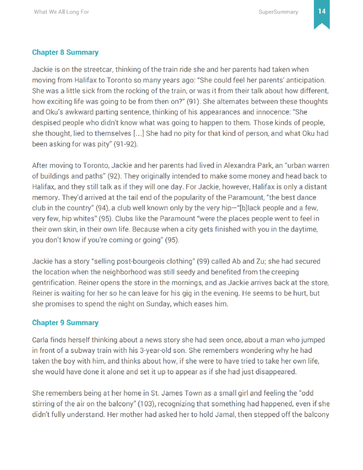 What We All Long For - Super Summary Study Guide 15 - Comparative Law ...