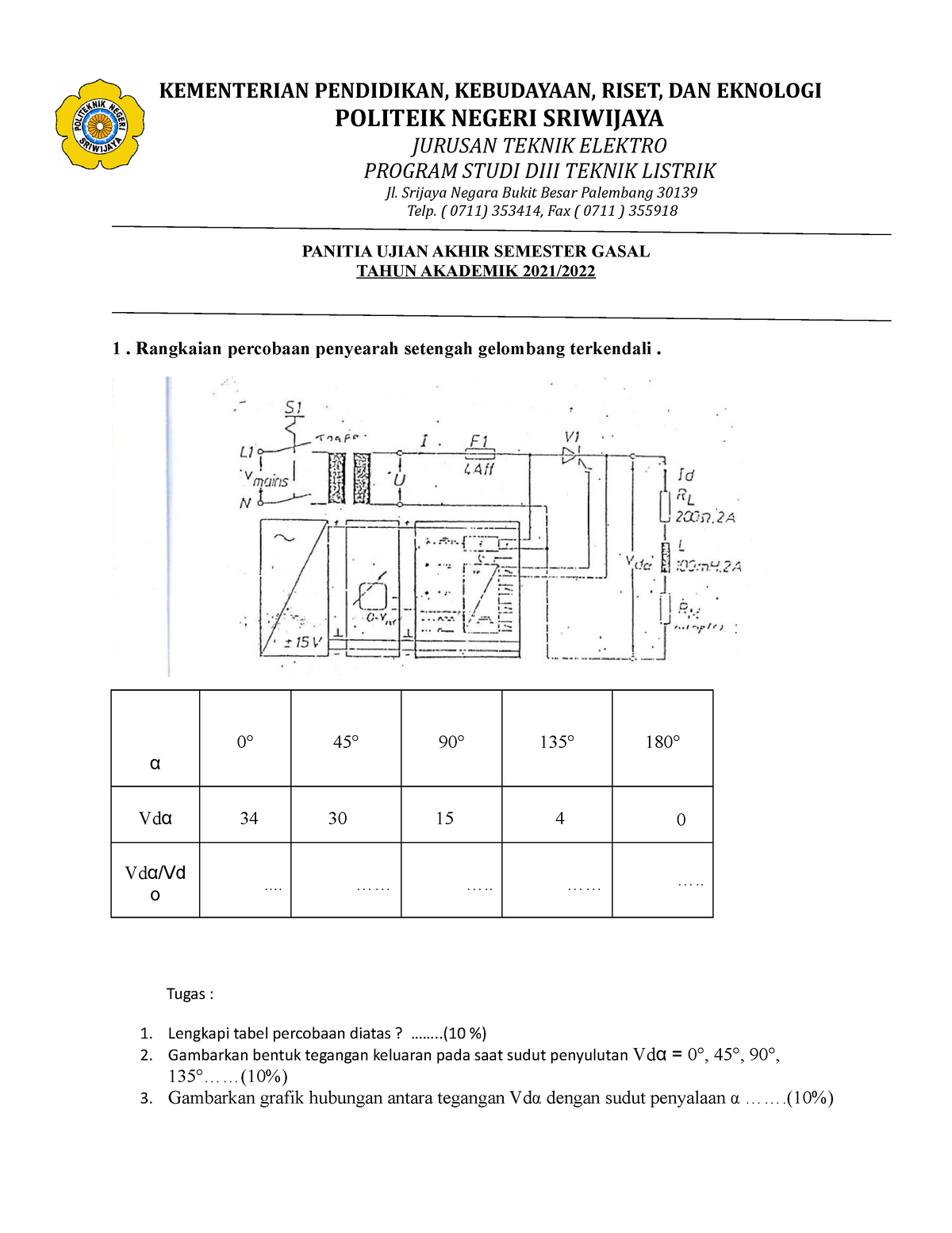 Mata Kuliah Elektronika DAYA 2022 - KEMENTERIAN PENDIDIKAN, KEBUDAYAAN ...