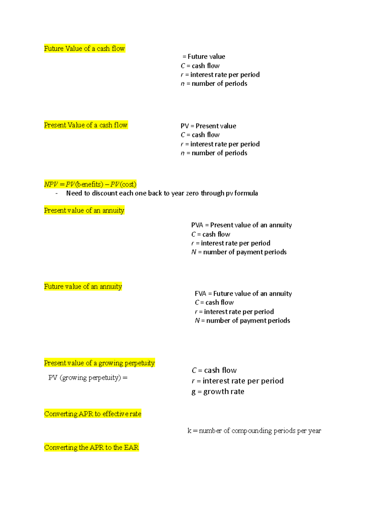 formula-sheet-finance-future-value-of-a-cash-flow-present-value-of-a