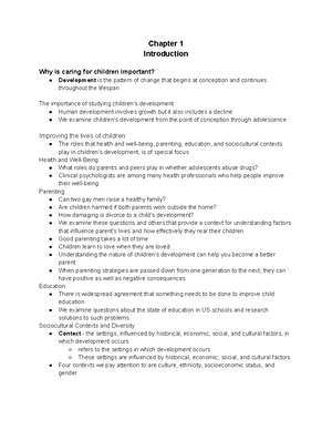 Chapter 3 - Chapter 3 Prenatal Development The Course of Prenatal ...