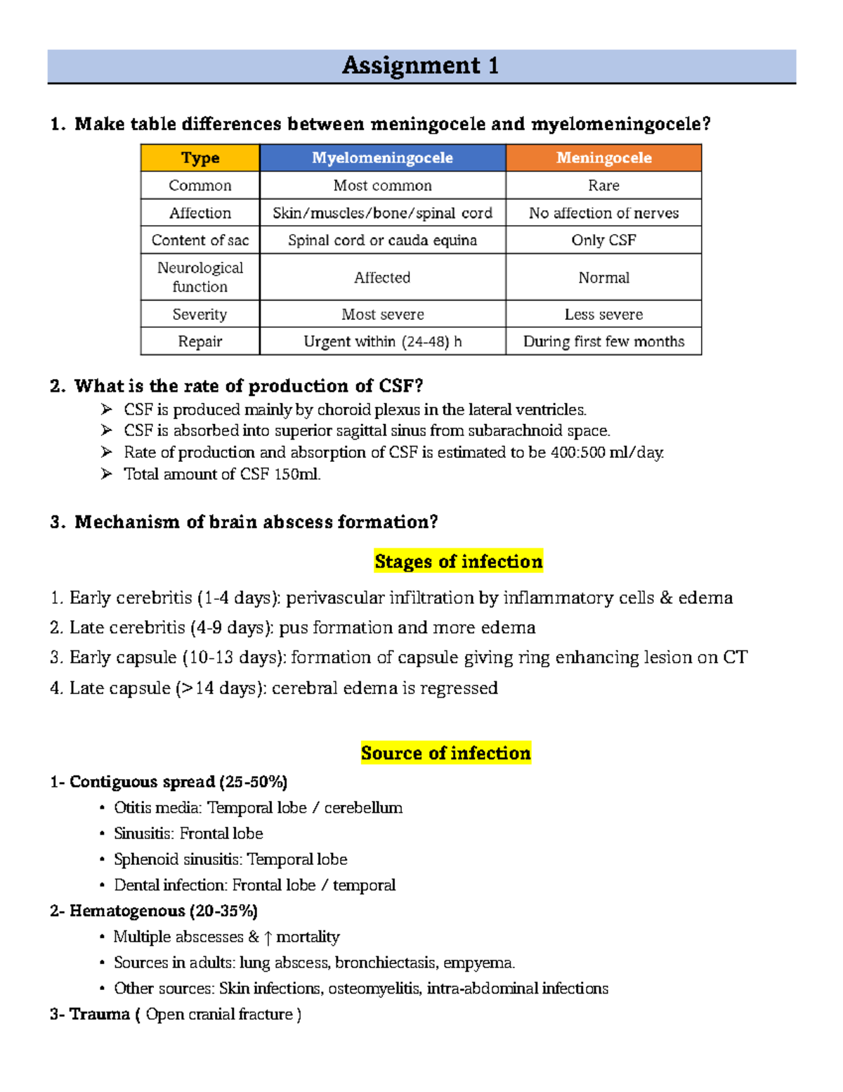 Assignment 1 (🦅) - Assignment 1 1. Make table differences between ...
