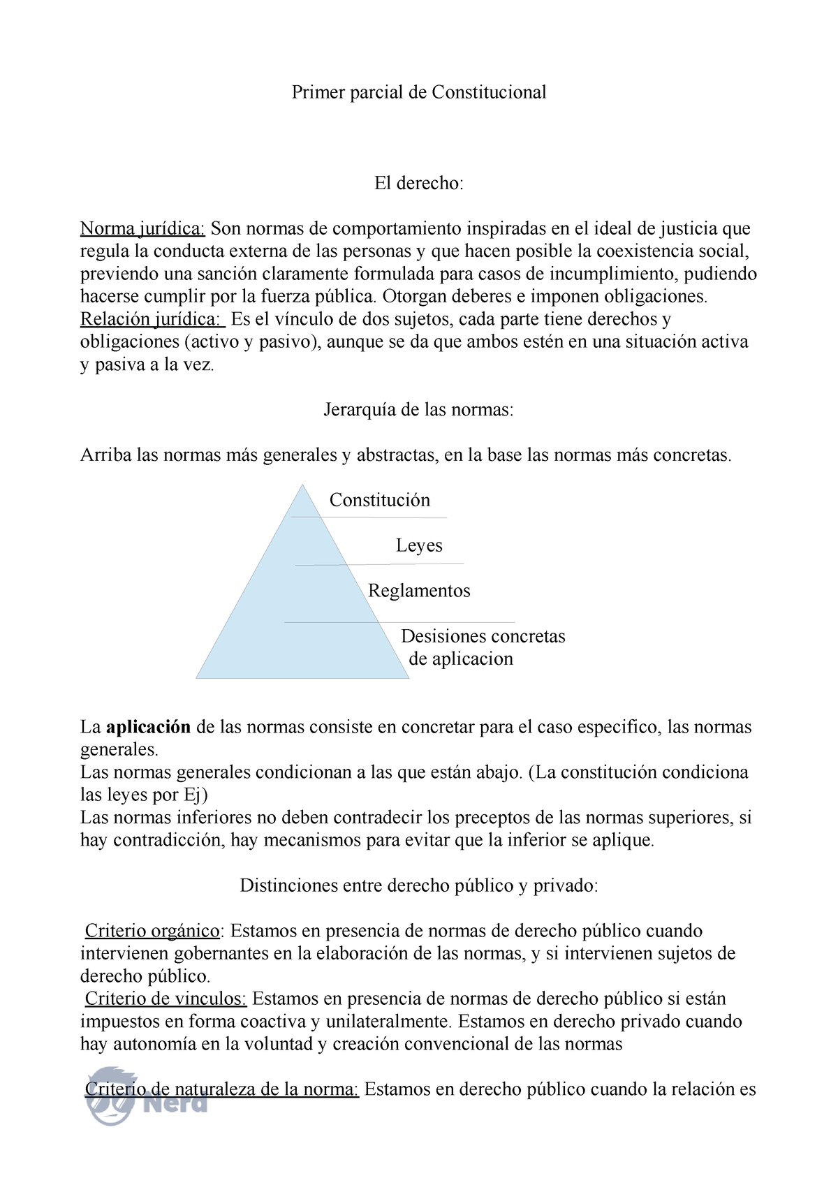 Primer Parcial Constitucional - Primer Parcial De Constitucional El ...