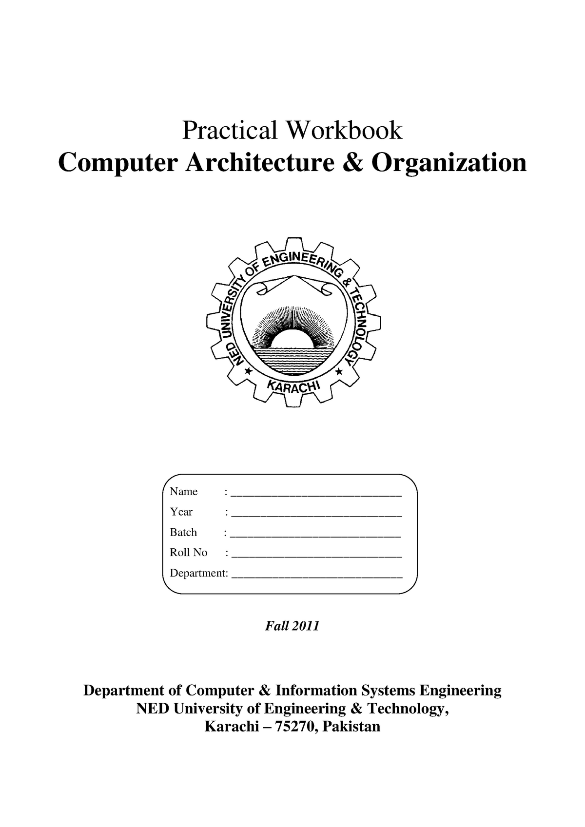 computer architecture assignment topics