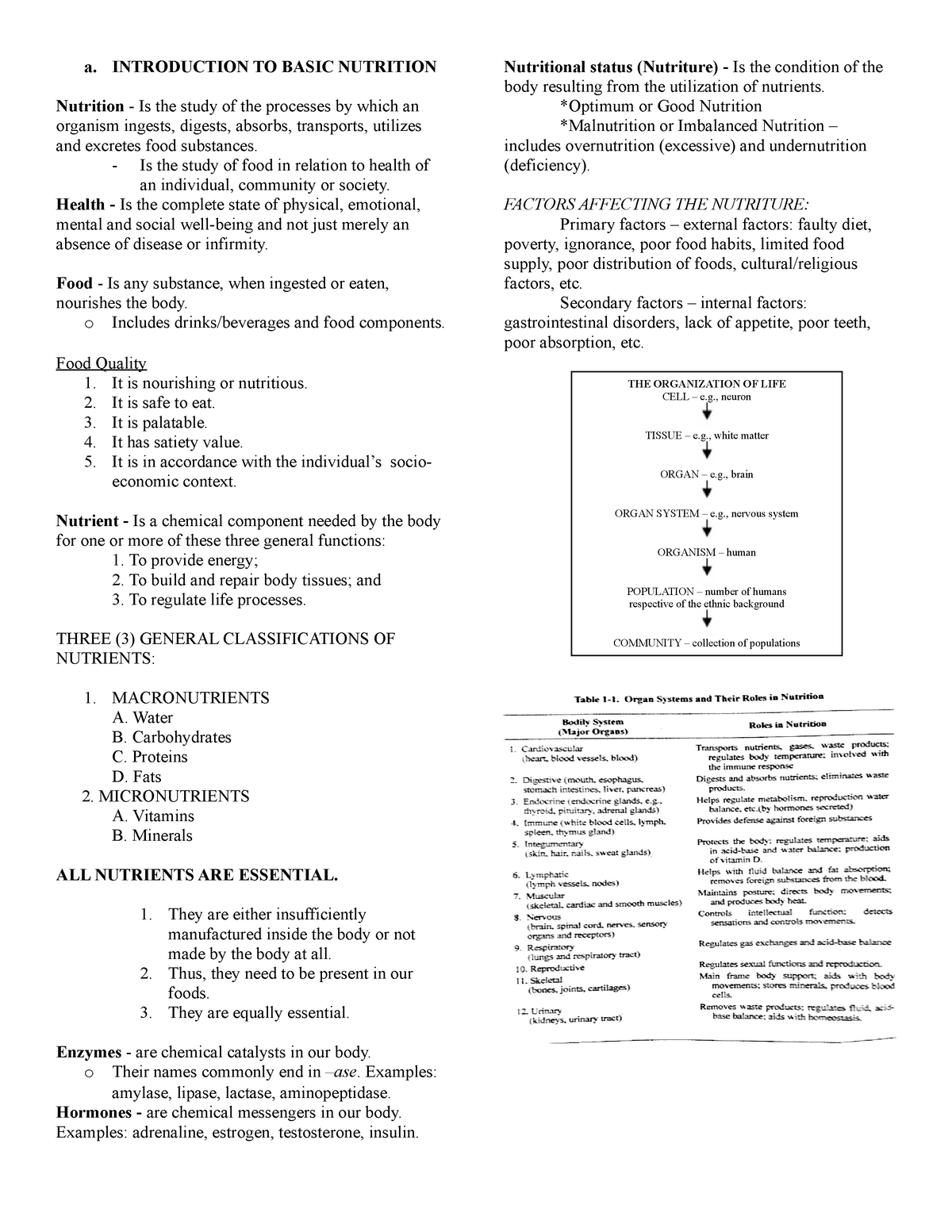 compilation-for-quiz-a-introduction-to-basic-nutrition-nutrition