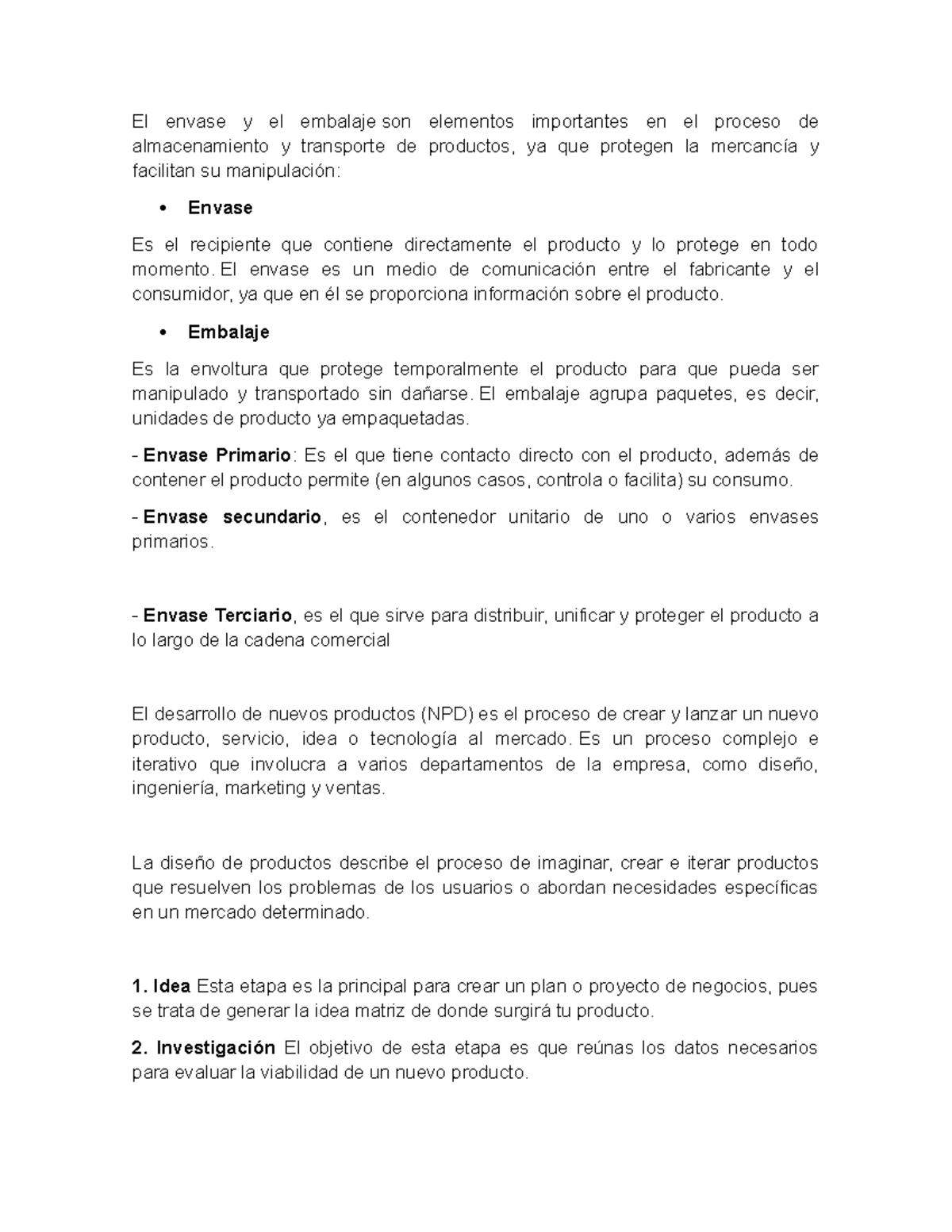 Charla - Envase - El envase y el embalaje son elementos importantes en ...