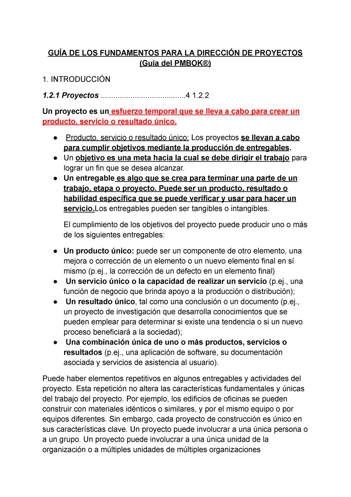 Gerenciamiento De Proyectos GuÍa De Los Fundamentos Para La DirecciÓn De Proyectos Guía Del 8754