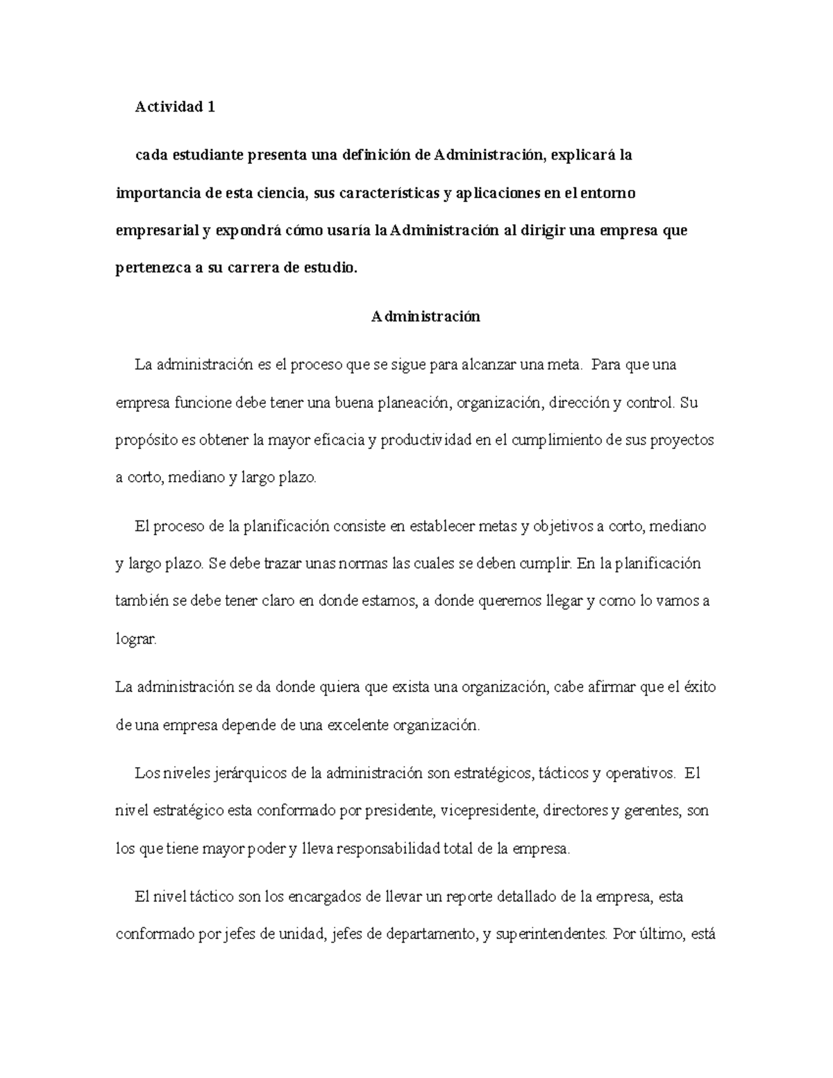 Actividad 3 apuntes de caracterizacion de mi barrio Actividad 1 cada estudiante presenta una