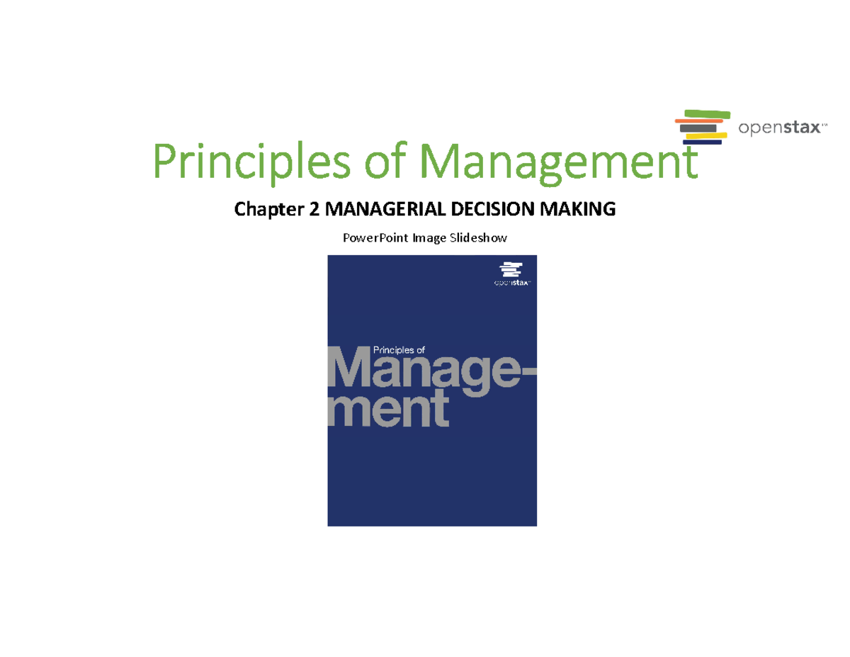 Principles of Management ch 2 - PowerPoint Image Slideshow Principles ...