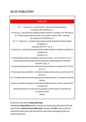 Finanse Publiczne 3 Notatki Tomasz Bojkowski - Zamówienia Publiczne 1 ...