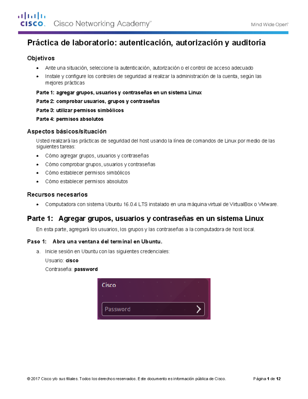 2.5.2.5 Lab - Authentication Authorization Accounting - Objetivos Ante ...