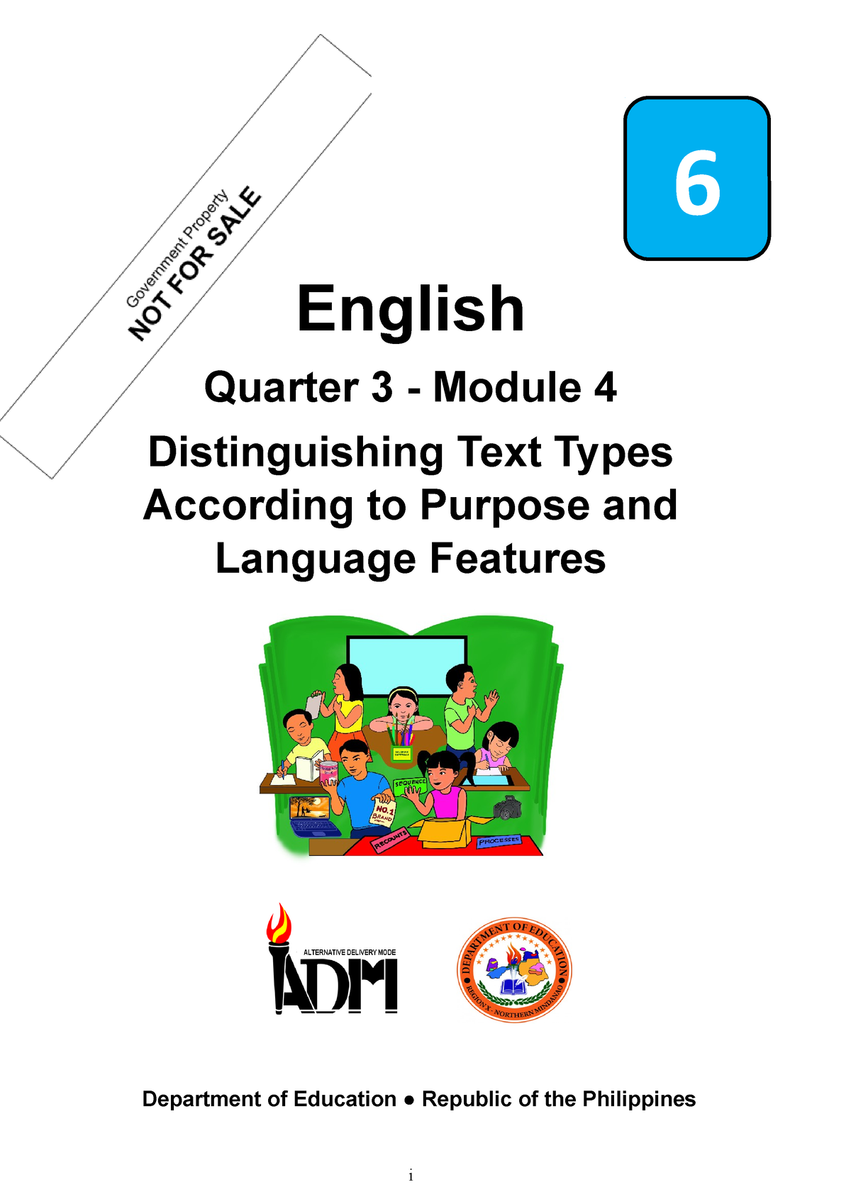 Eng6 Q3 Mod4 Distinguishing Text Types According To Purpose And ...