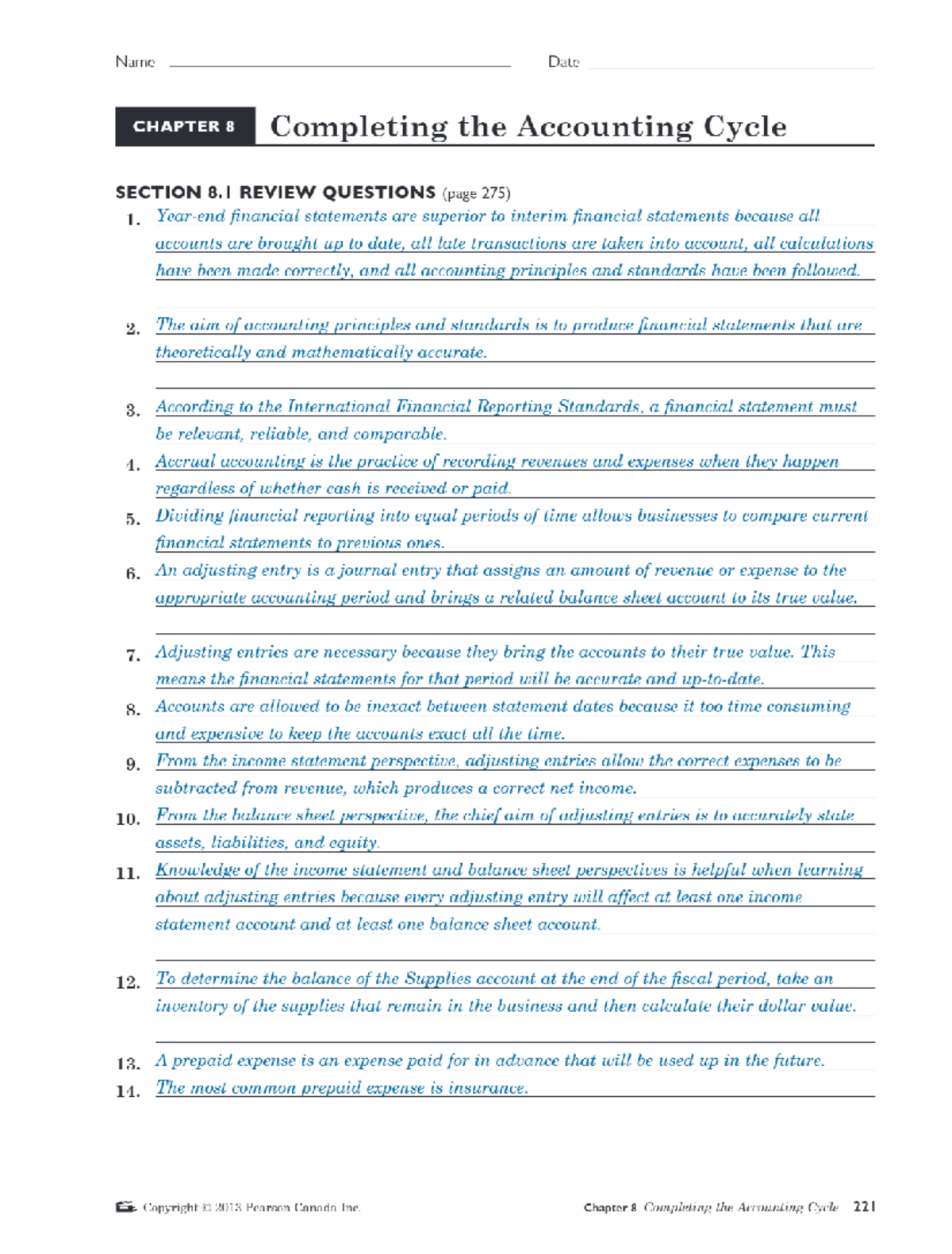 Accounting Chapter 8 - ACCG16971 - Studocu