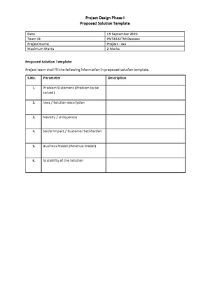 Problem solution fit Sample Template - Project Title: Project Design ...