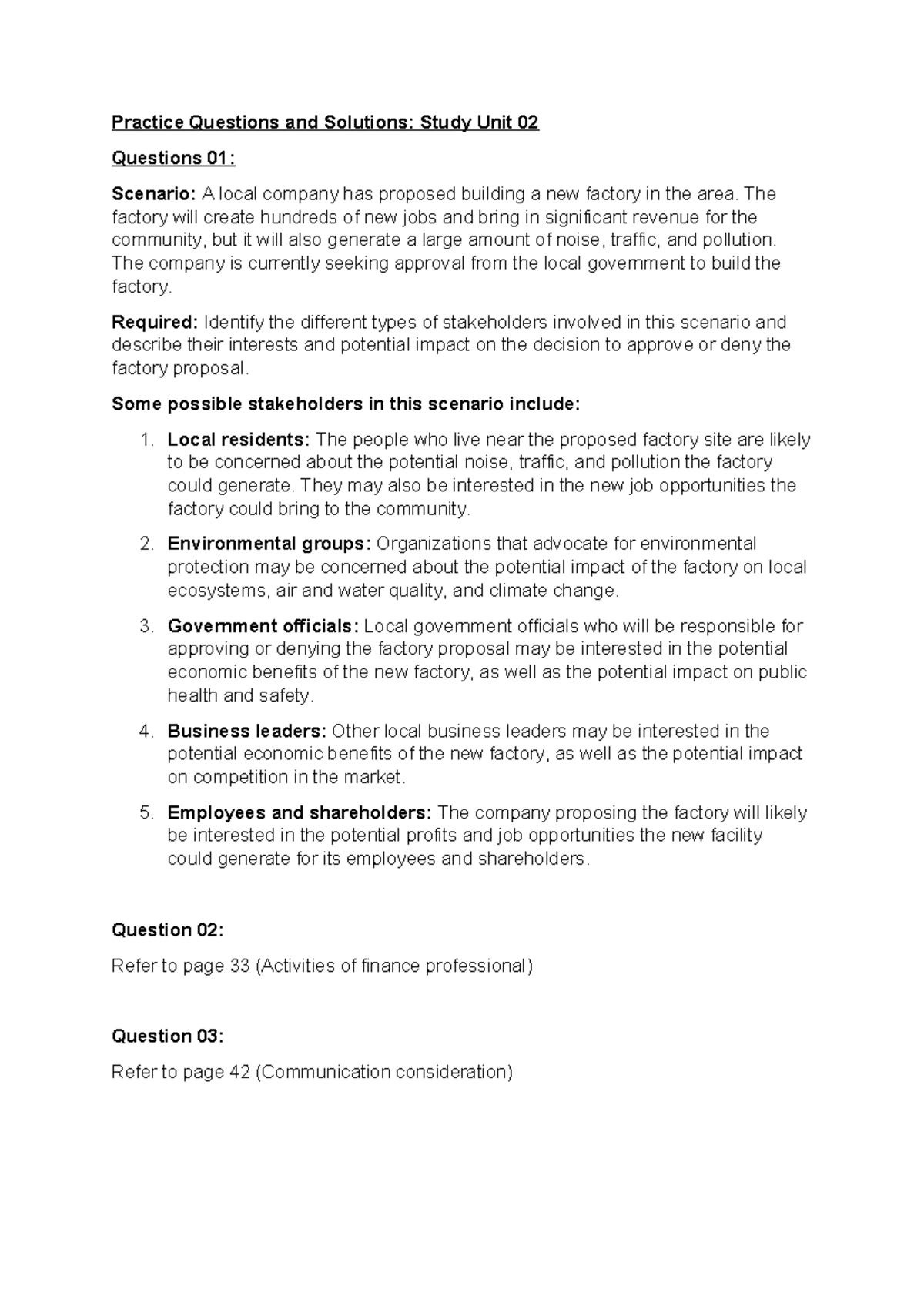 Practice+Questions+and+Solutions+study+unit+2 - Practice Questions and ...