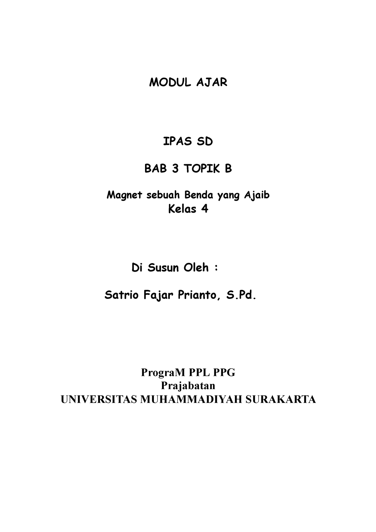 (Siklus 2) Modul Ajar Kelas 4 IPAS - MODUL AJAR IPAS SD BAB 3 TOPIK B ...