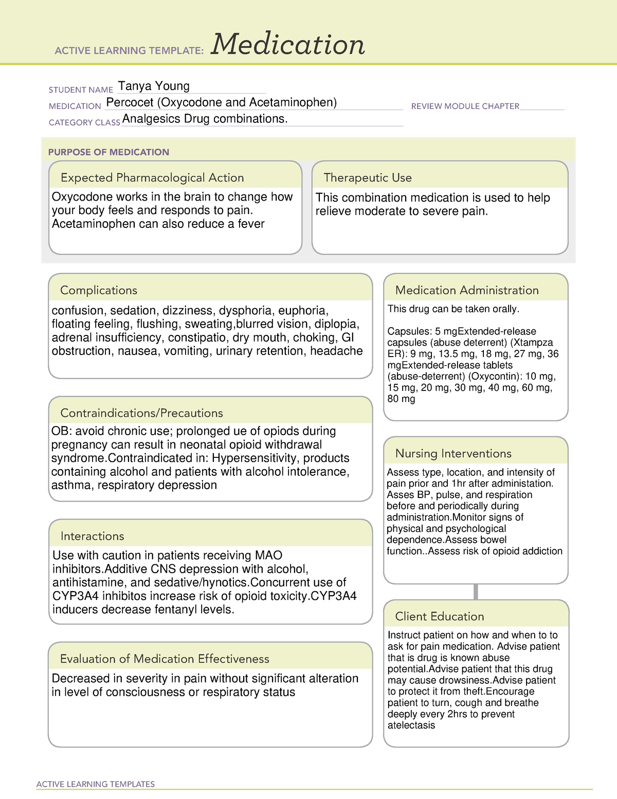 ati-percocet-ati-medication-template-active-learning-templates