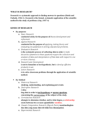 Research method notes 3 - SAMPLING TECHNIQUES Random sampling ...