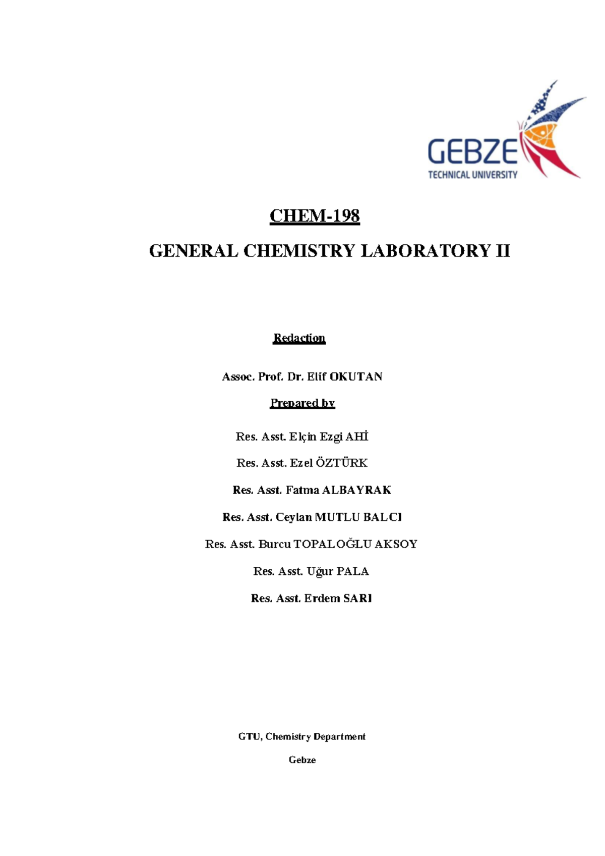 General Chemistry Laboratory II-2-converted-dönüştürüldü - CHEM ...