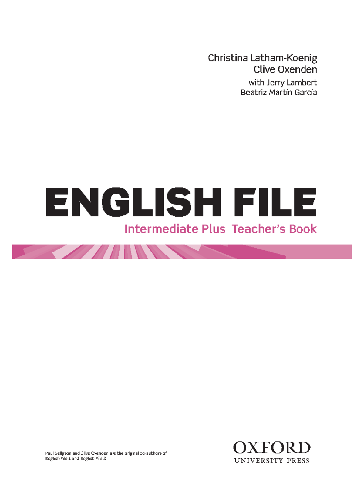 English FILE Intermediate Plus Teachers - ENGLISH FILE Intermediate ...