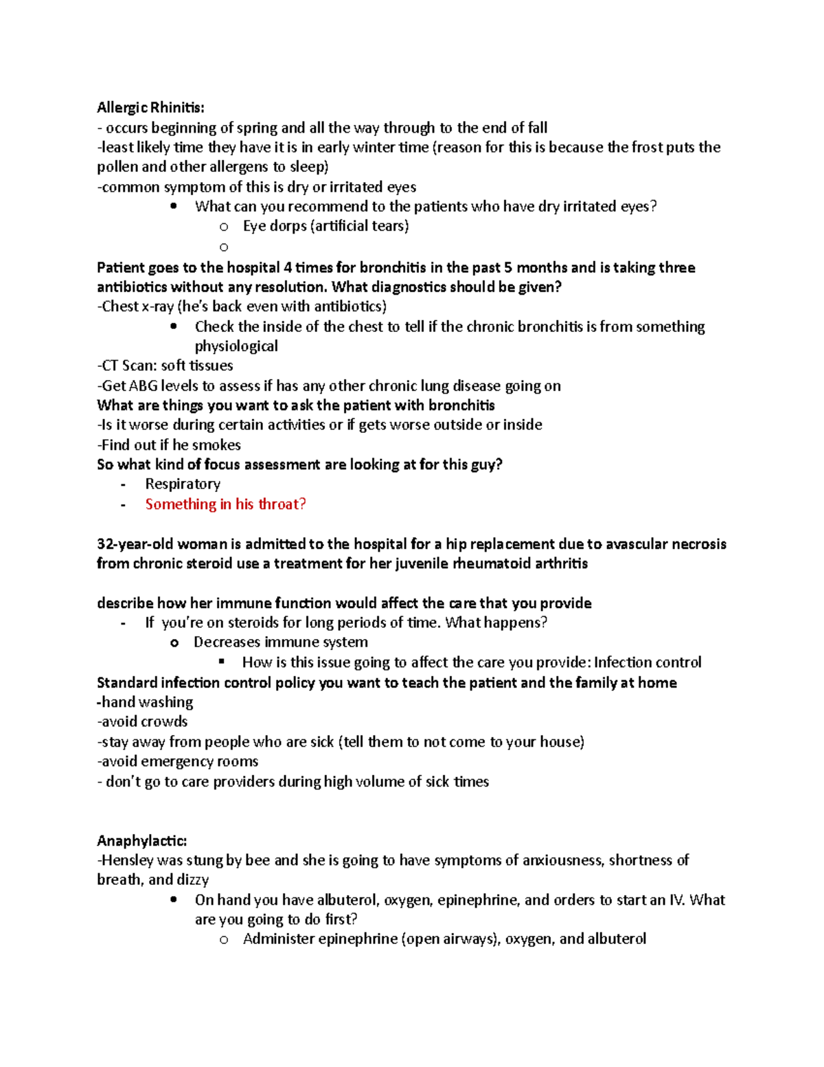 Symptom Assessment of Patients with Allergic Rhinitis Using an