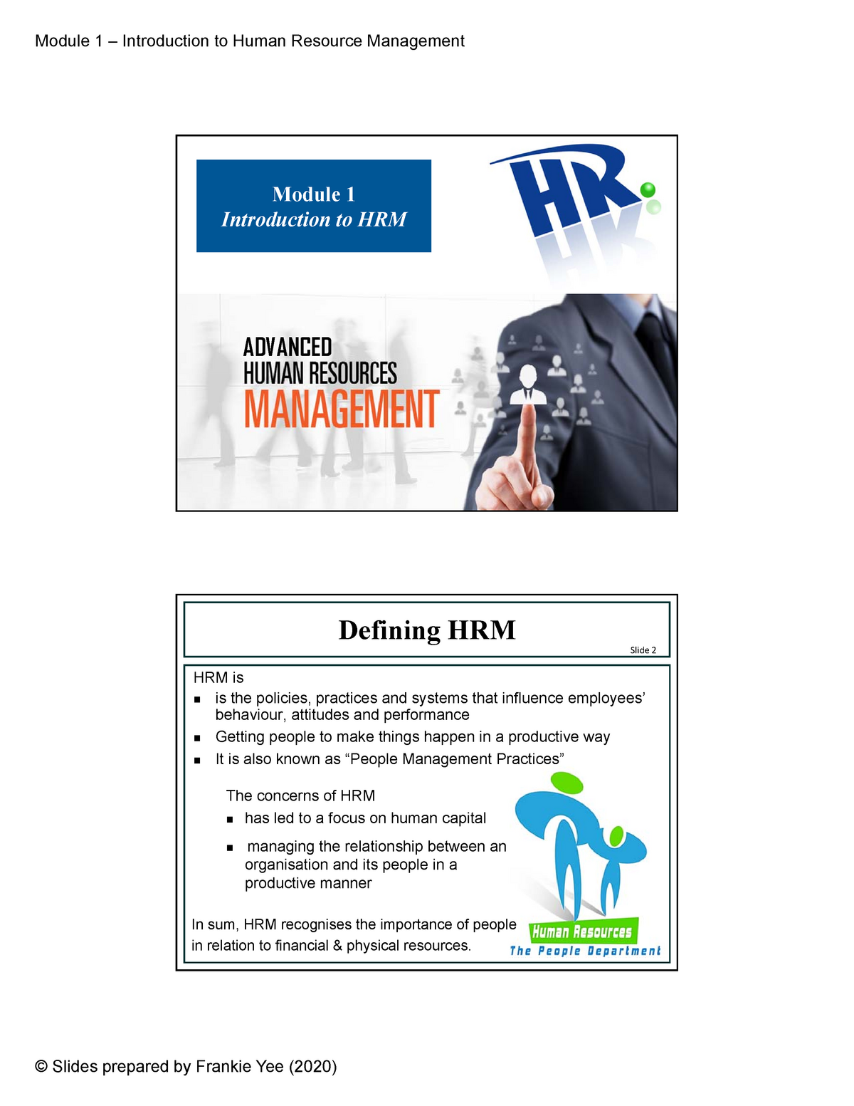 Module 1 – Intro to HRM - Warning: TT: undefined function: 32 Module 1 ...