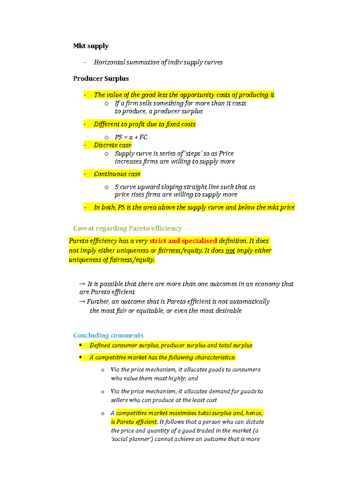 Week 4 - Lecture Notes 4 - ECON1001 - USyd - Studocu