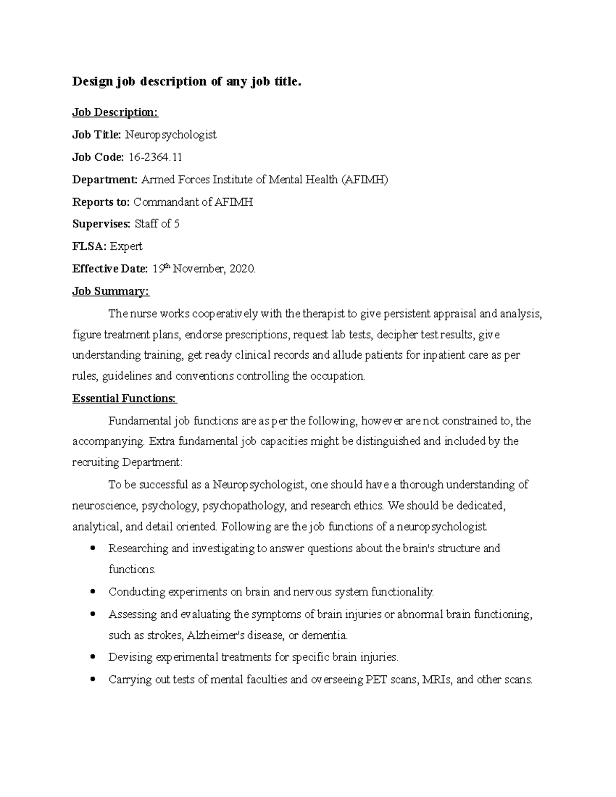 Job Description Of Service Desk Associate