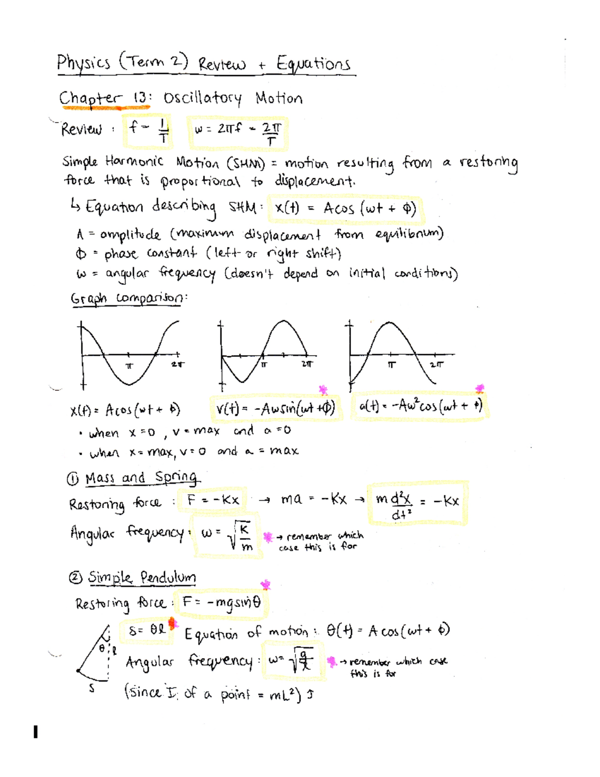 Midterm 2 Phys - Physms (Term 1) Chaglrer LT) Gm 2m 23 Smuplz HNMDQIC A ...